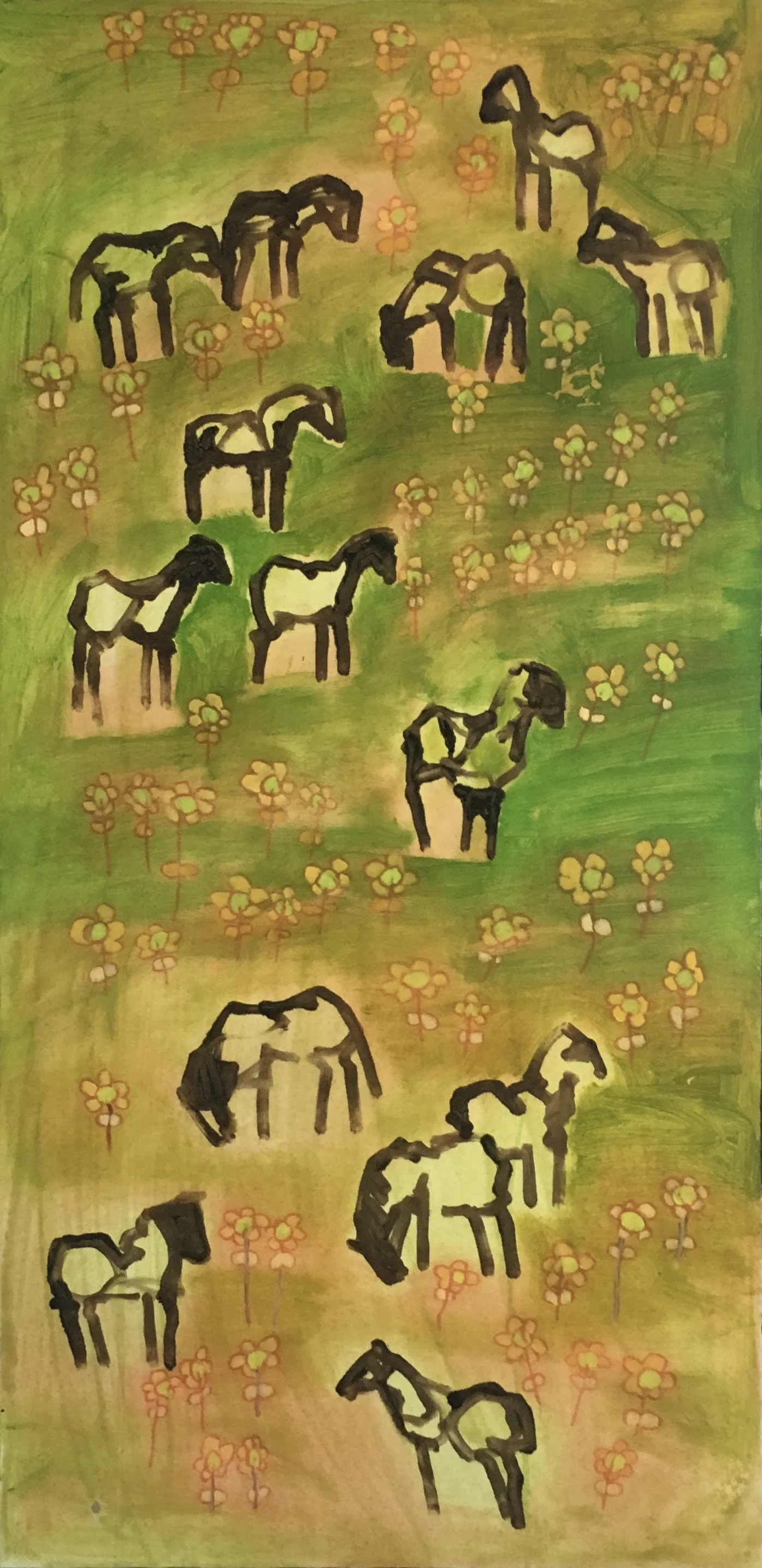 Horses and flowers.JPG