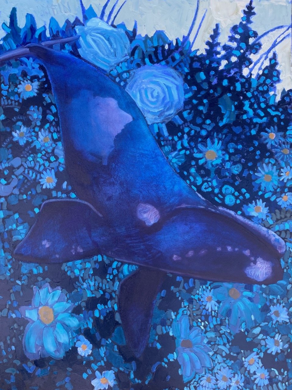 Blue Blossoms 40x30.jpeg