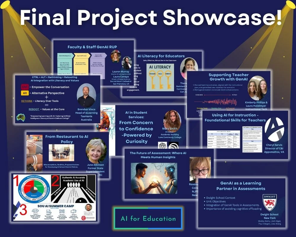 AI Education Project Showcase Highlights