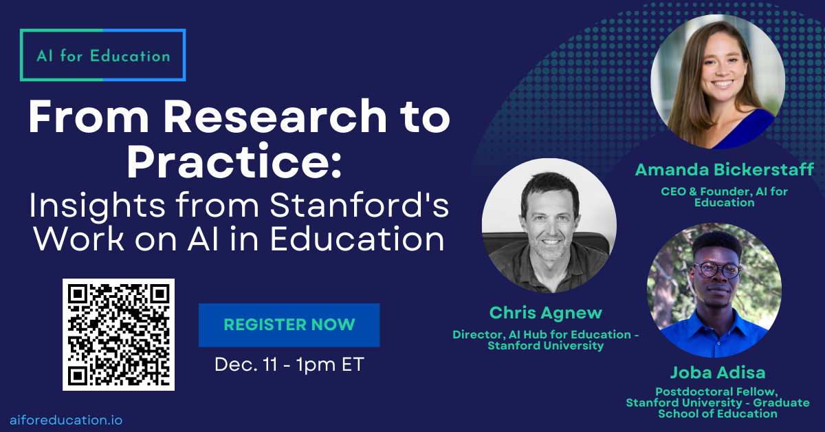 Upcoming Webinar: From Research to Practice