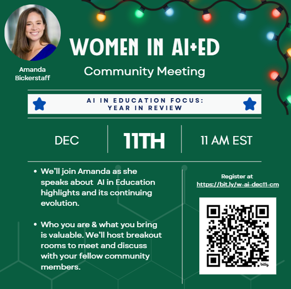 Women in AI + Ed: Year-in-Review