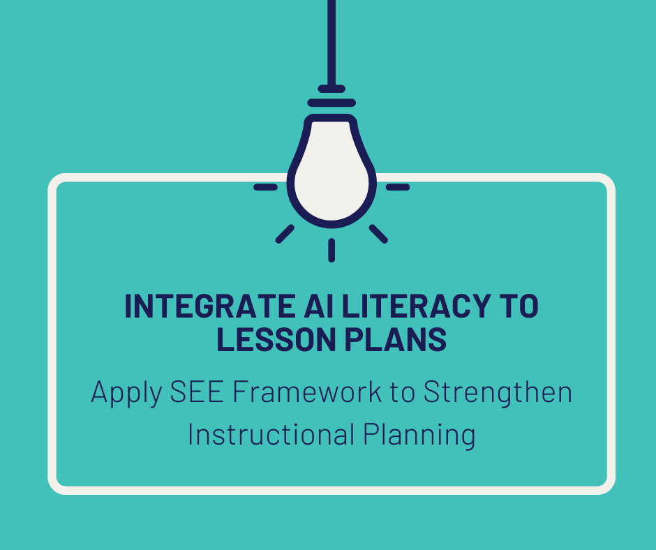 Integrate AI Literacy to Lesson Plans 