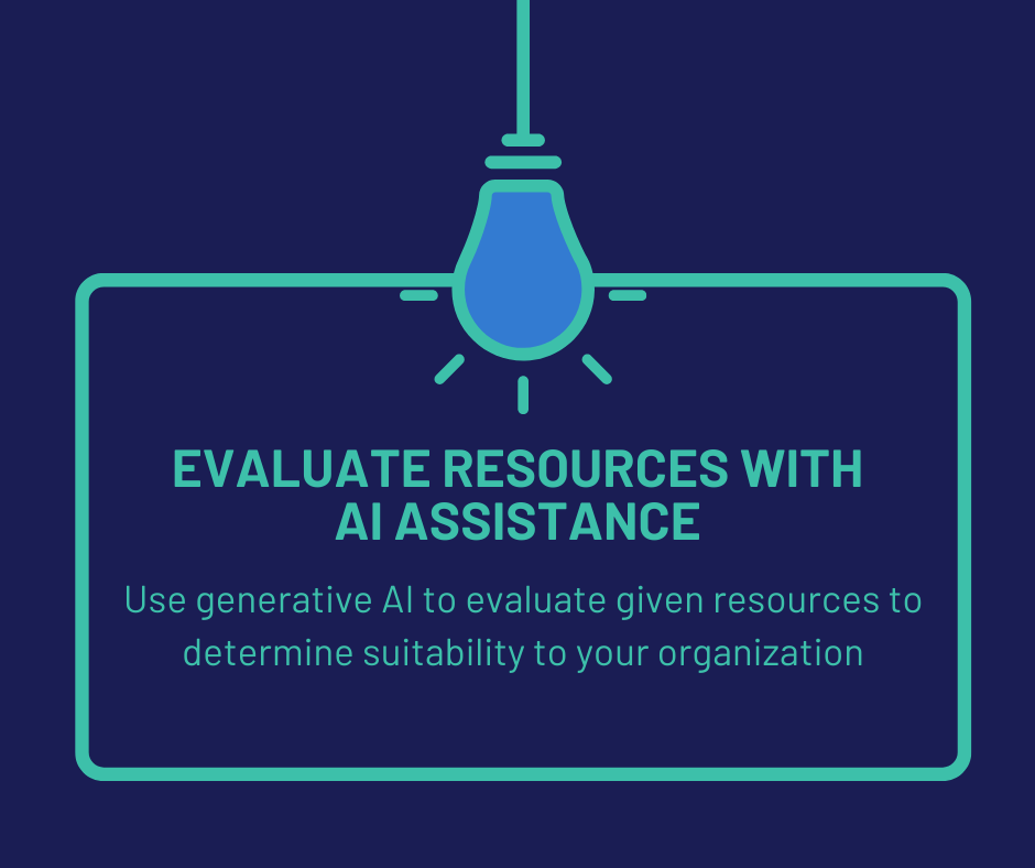 Evaluate Resources with AI Assistance