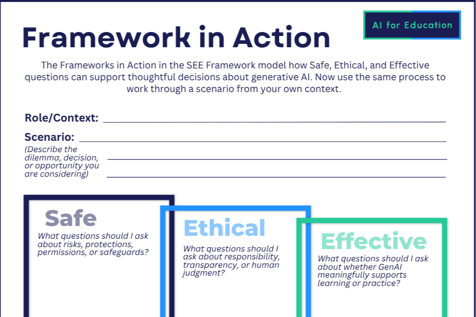 SEE Framework in Action