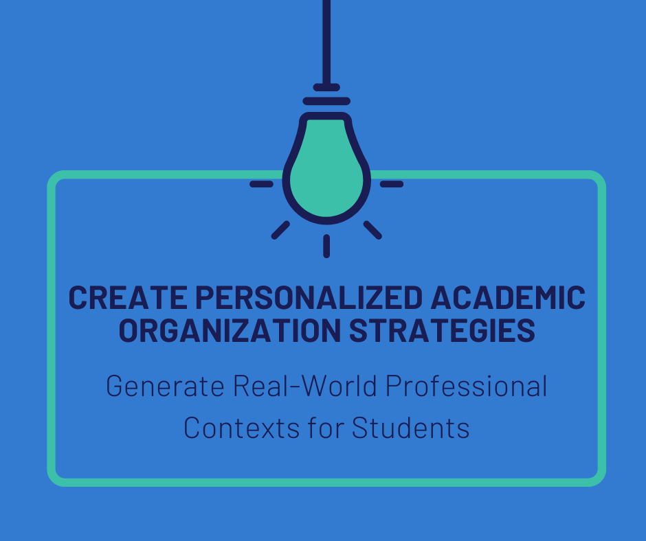 Create Personalized Academic Organization