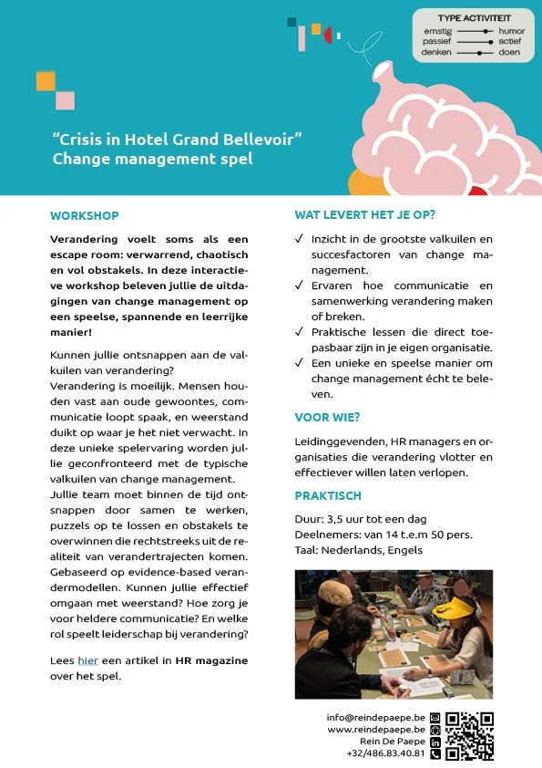 Change management spel