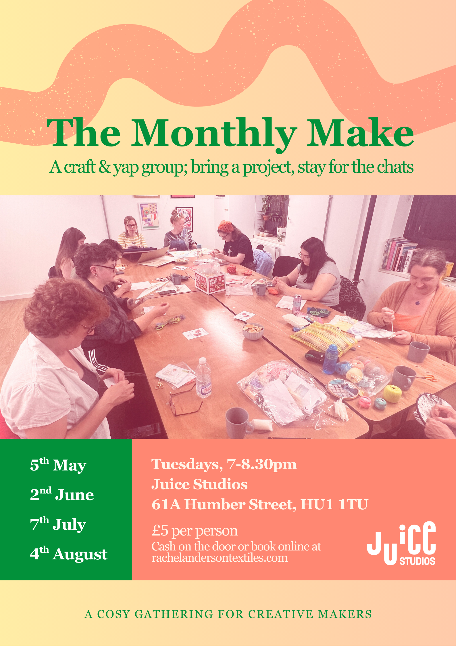 The Monthly Make - Craft &amp; Yap Group MAY