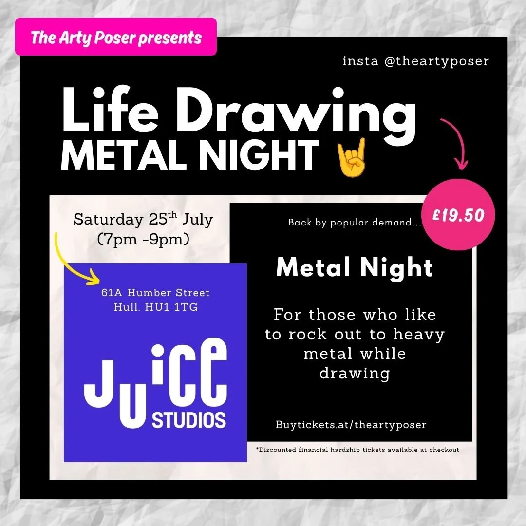 Life Drawing - Metal Night