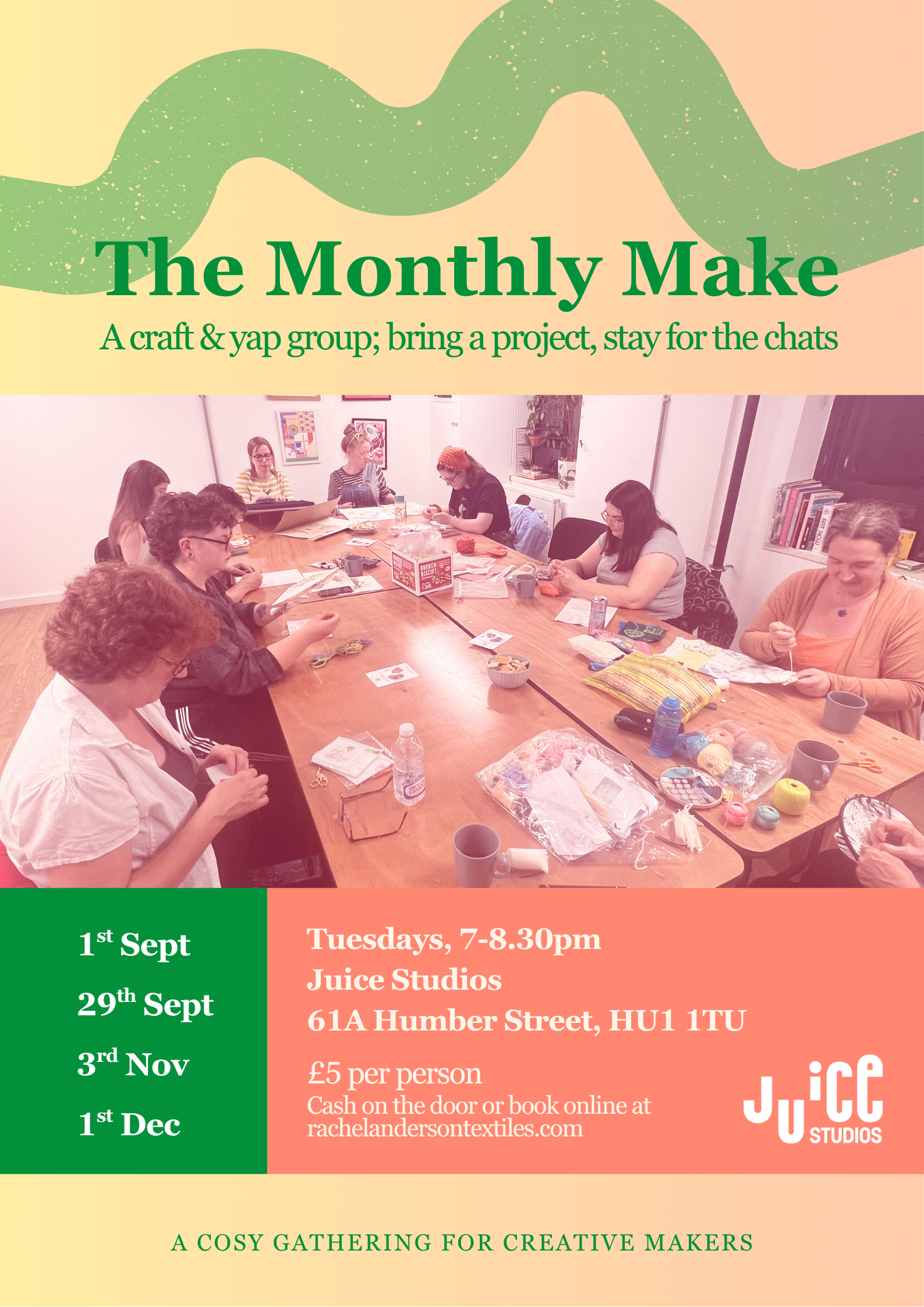 The Monthly Make - Craft &amp; Yap Group September