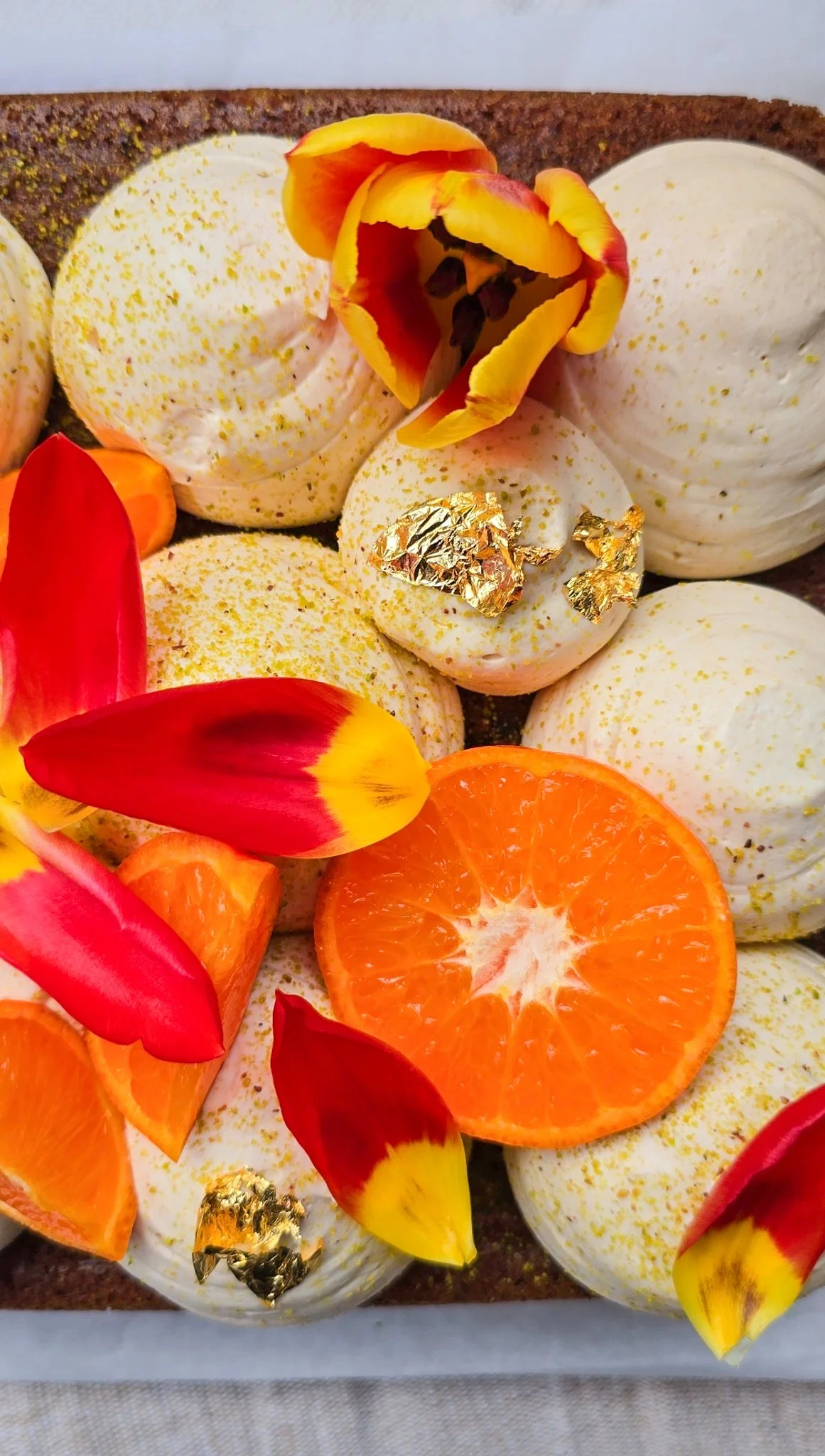 Carrot Cake with Burnt Honey Custard Diplomat