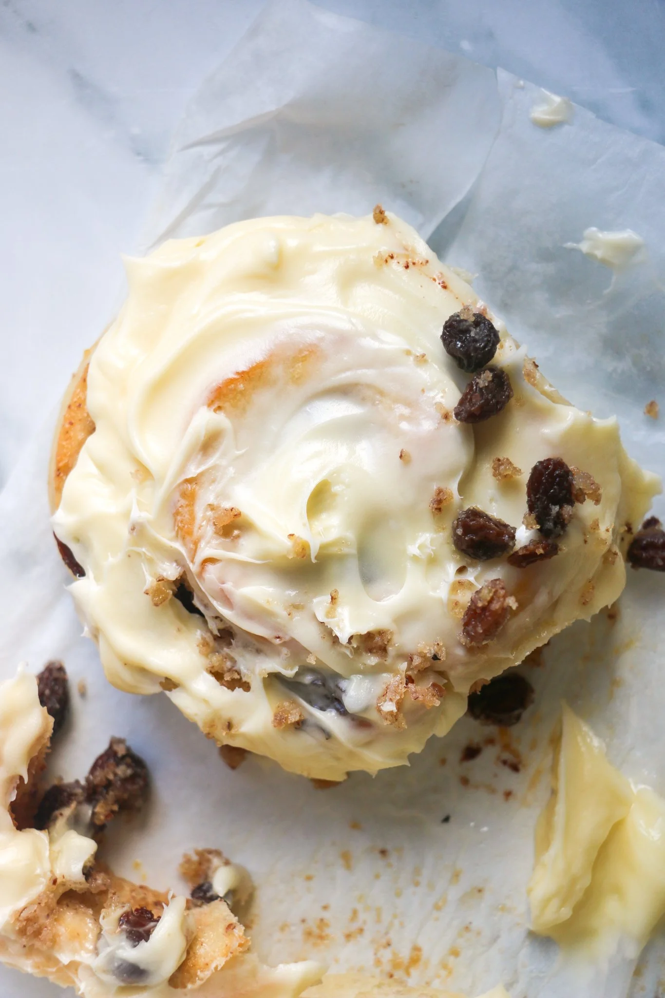 Rum Raisin, Pecan Frangipane &amp; Milk Chocolate Buns