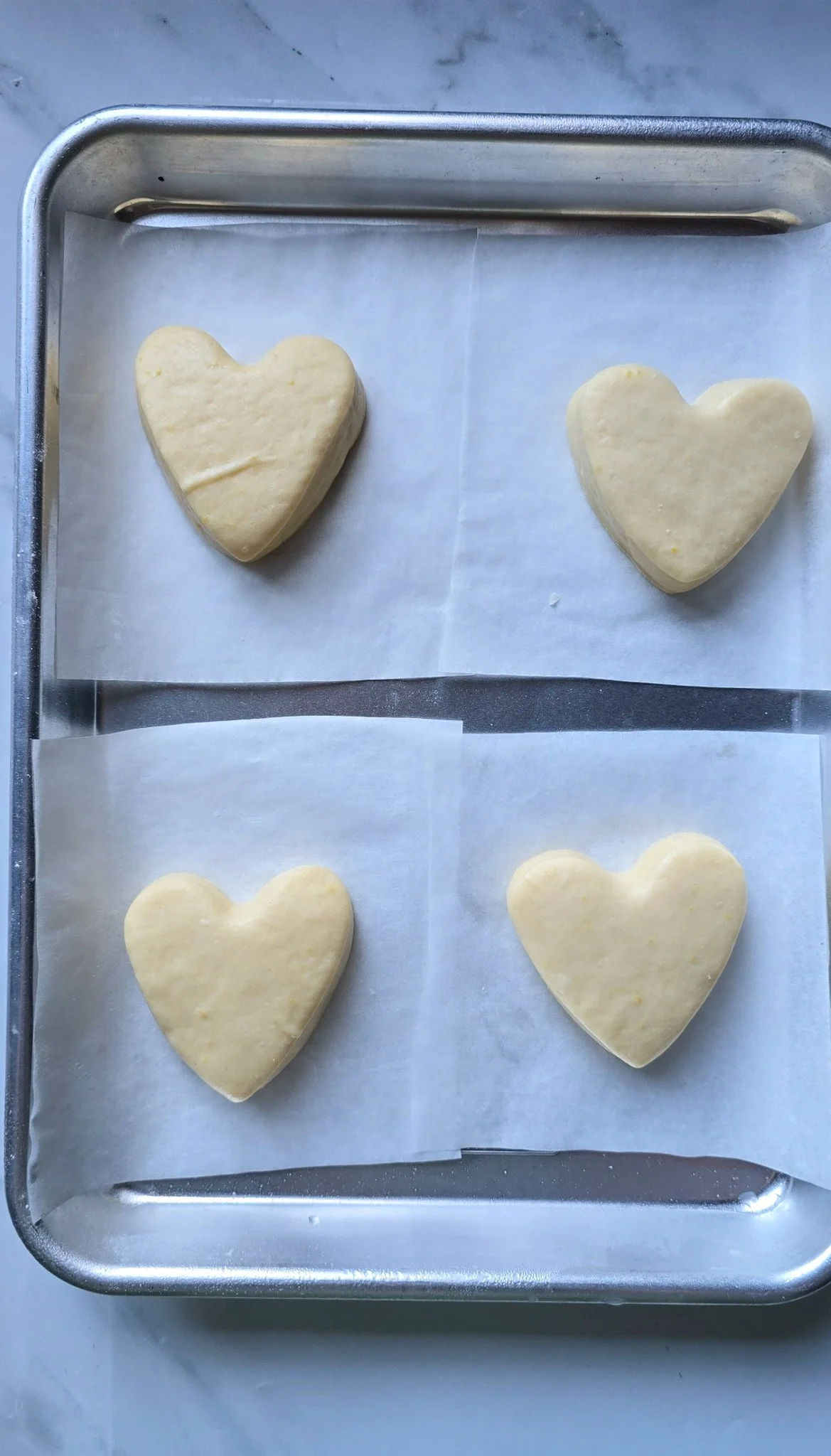Raspberry & Elderflower Cheesecake Love Heart Doughnuts