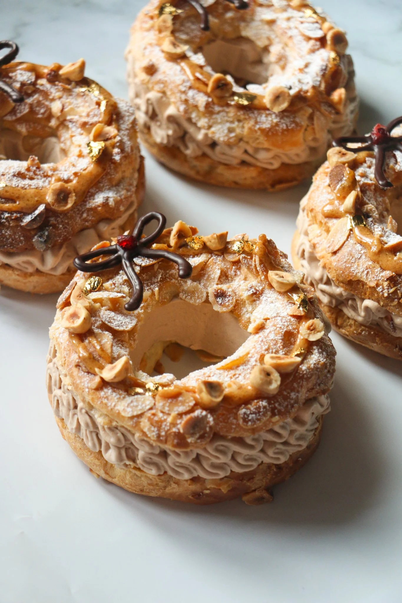 Hazelnut, Milk Chocolate & Irish Cream Paris Brest