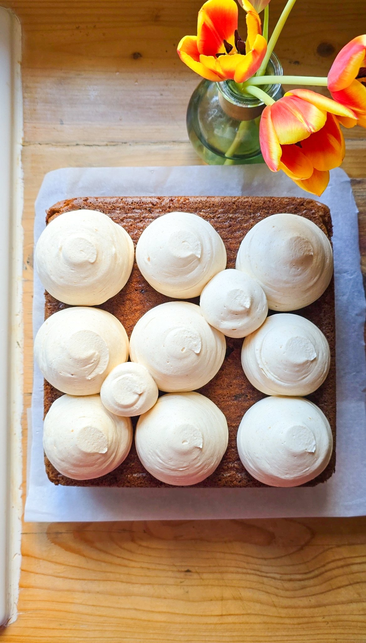 Carrot Cake with Burnt Honey Custard Diplomat