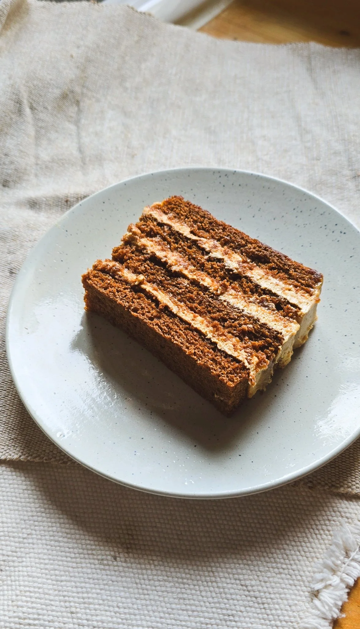 Pear, Cereal Milk & Ginger Layer Cake