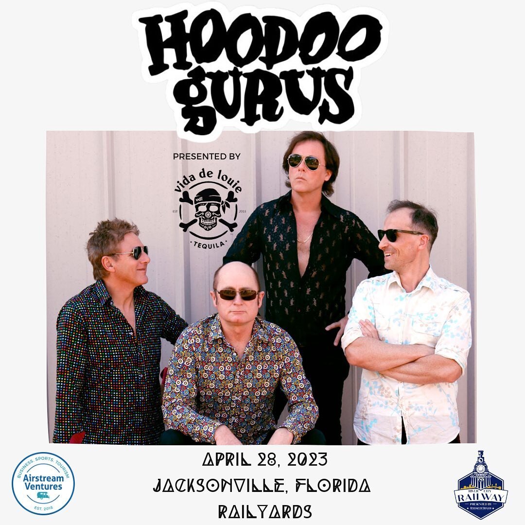 TOMORROW IS THE DAY! 🎶

It&rsquo;s not too late to purchase General Admission or VIP Tickets to see the @hoodoogurus_official at @rivercityrailway! Head over to the link in our bio to purchase tickets.

🗓️ April 28th, 2023
⏰ 6:00pm
📍 River City Ra