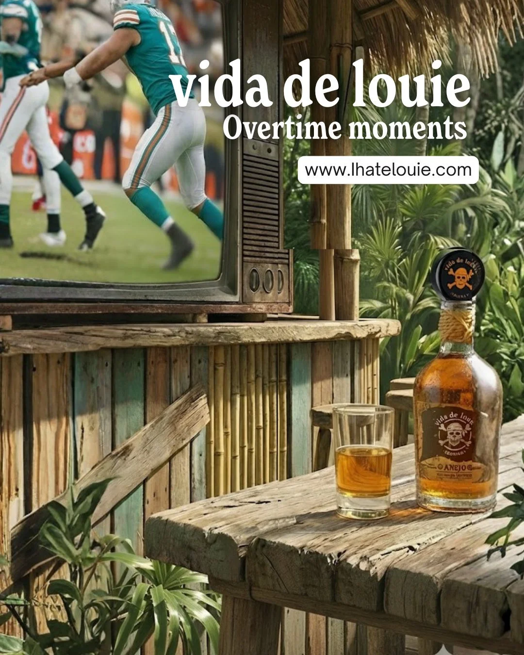 Some people blame louie for ruining ordinary tequila.

We think he just made game day taste better.

Dangerously smooth. Additive free.
Crafted in Jalisco. Owned and operated in Jacksonville Beach.

And yeah&hellip; once you try it, there&rsquo;s no 