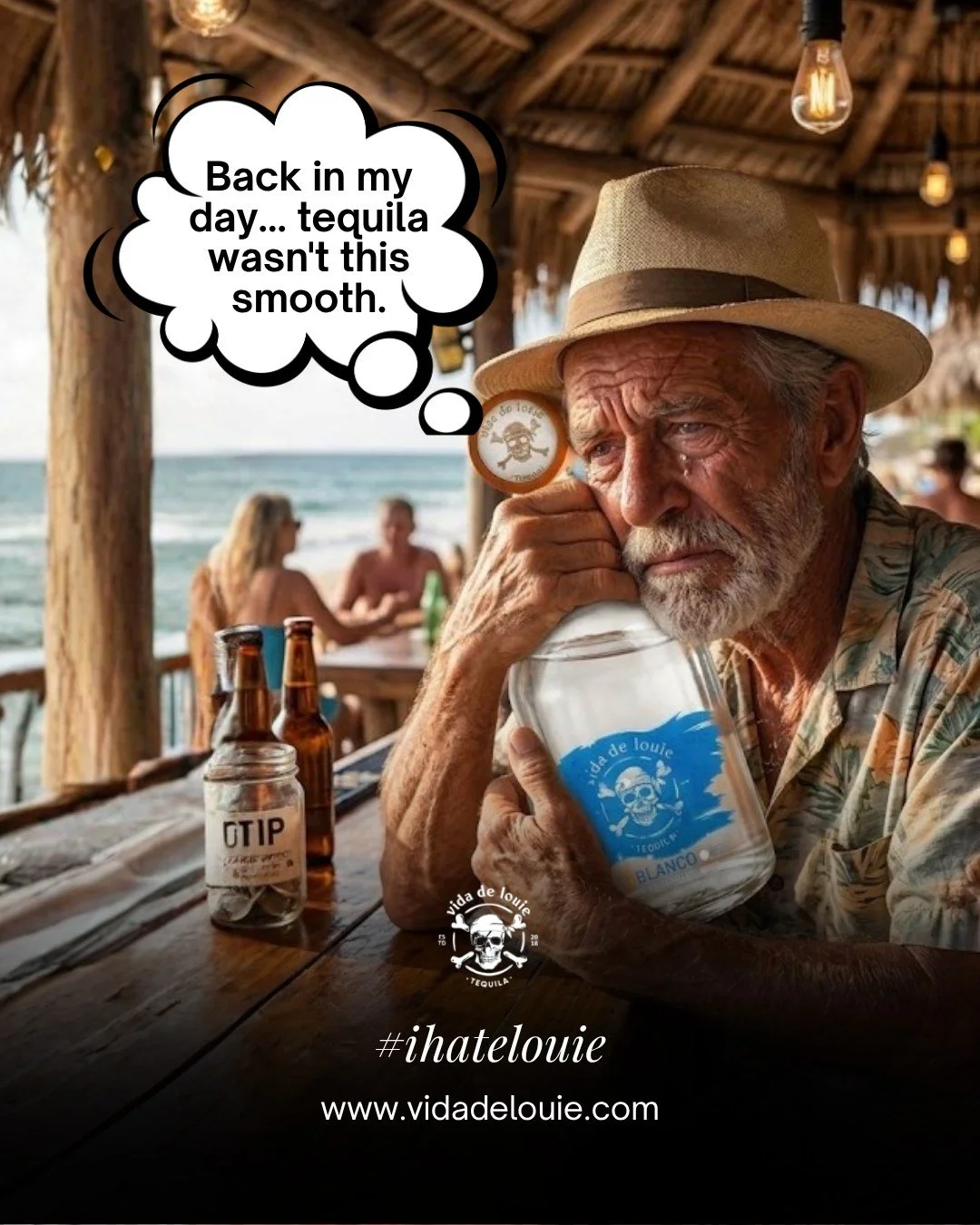 Nobody is more upset than the guy who spent decades drinking rough tequila.

Then he tried vida de louie.
Now everything else tastes disappointing.

That's why they hate Louie.

#ihatelouie #vidadelouie #smoothtequila #additivefree #tequilalovers