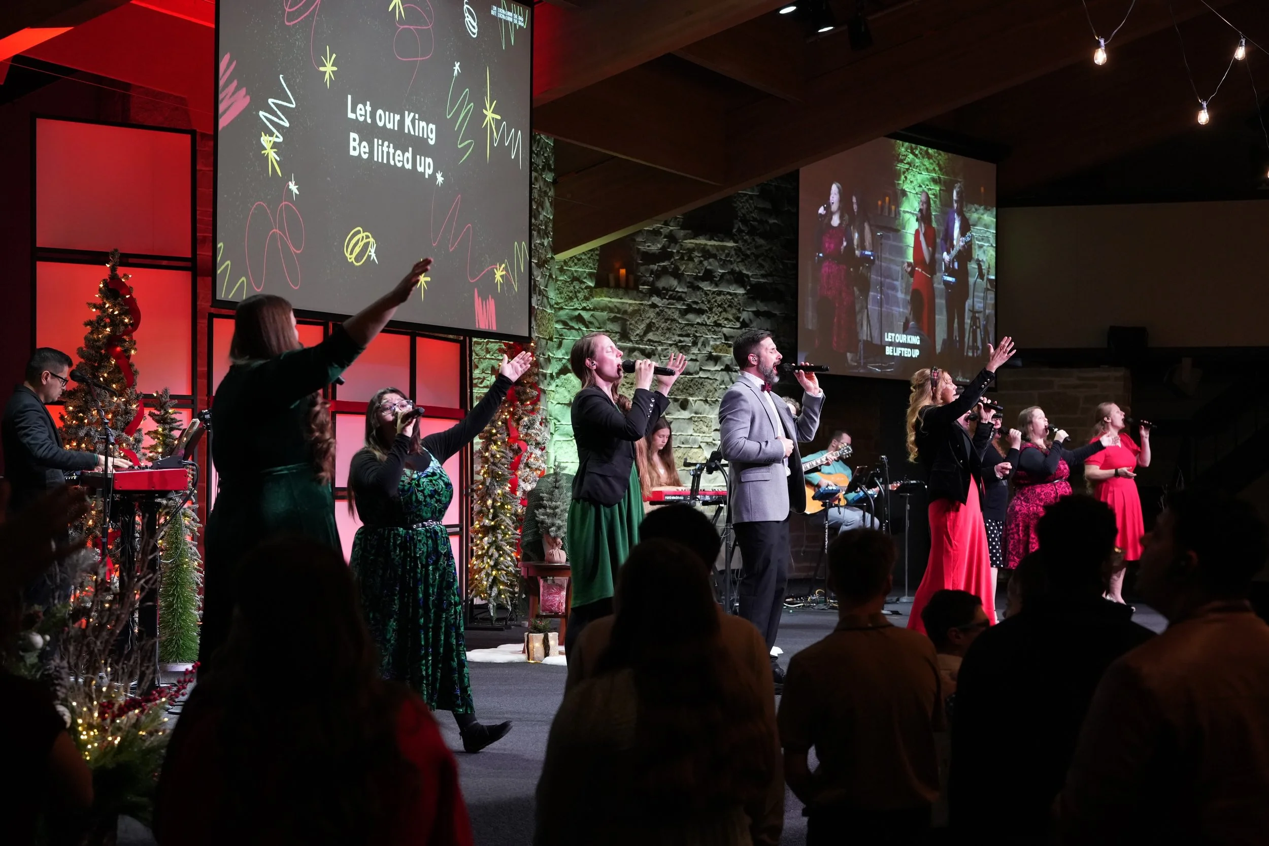 Parkway's Worship Team on Christmas
