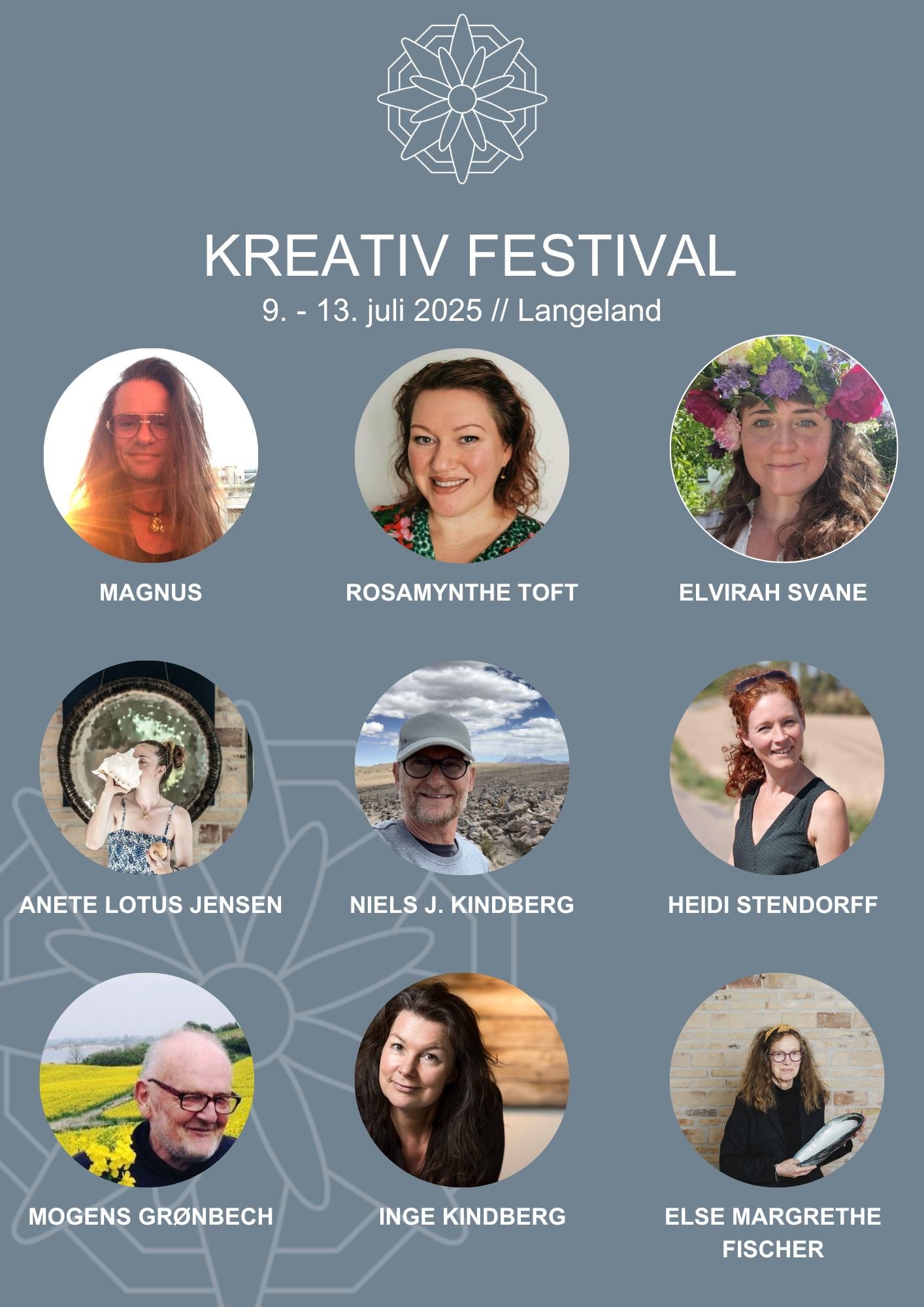 Unikke undervisere &ndash; &eacute;t f&aelig;lles festivalrum 💫🎨

P&aring; KREATIV Festival samles skabere, formidlere og kunstnere, som hver bringer deres egen kraft og k&aelig;rlighed til rummet.

De underviser i alt fra intuitiv maleri, bev&aeli