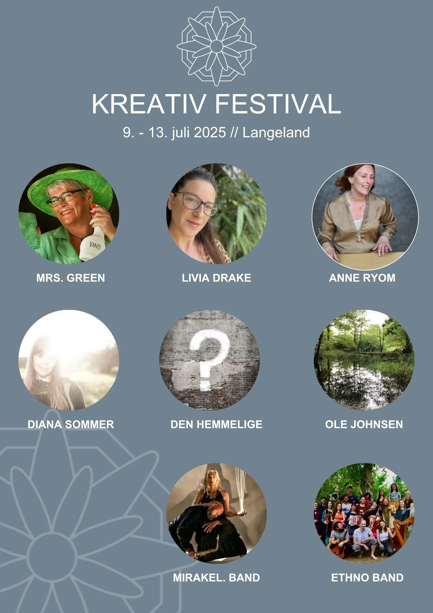 🎨✨ KREATIV Festival &ndash; hvor kunst, n&aelig;rv&aelig;r og skabergl&aelig;de m&oslash;des
P&aring; KREATIV Festival samles kunstnere, skabere og formidlere for at dele deres passion, tilstedev&aelig;relse og kreative gnist.

✨ M&oslash;d:
Mr. Gre