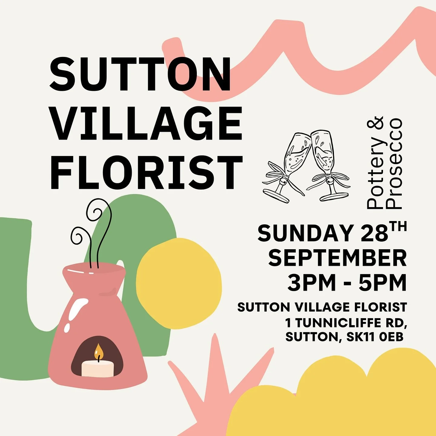 28/09 🎨 
We&rsquo;re back @sutton_village_florist for another paint and sip 🥂 Tickets going quick for this one so if you&rsquo;d like to join us - book via the link at the top of the page 🌸