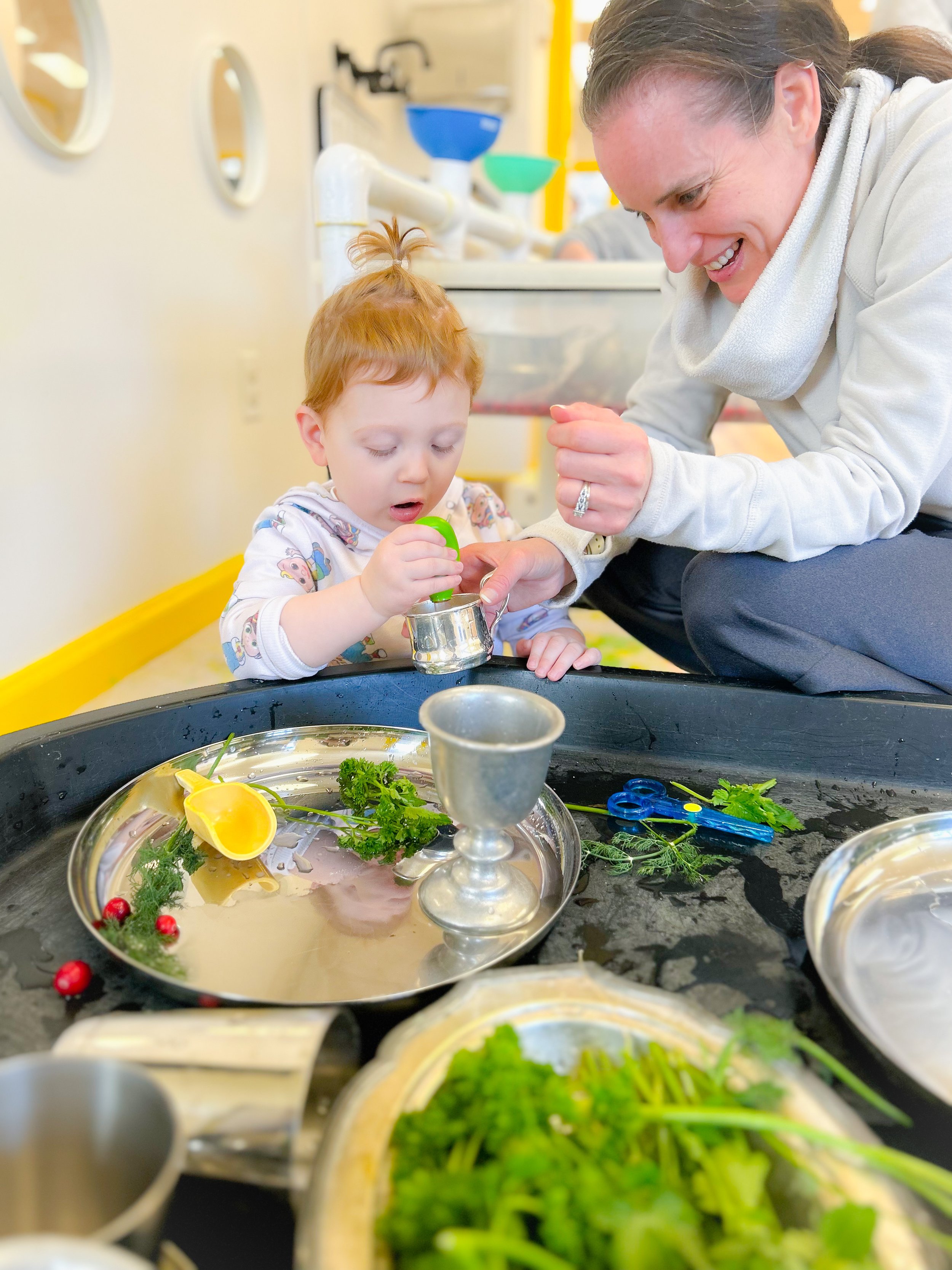 toddler playing with sand creative activities