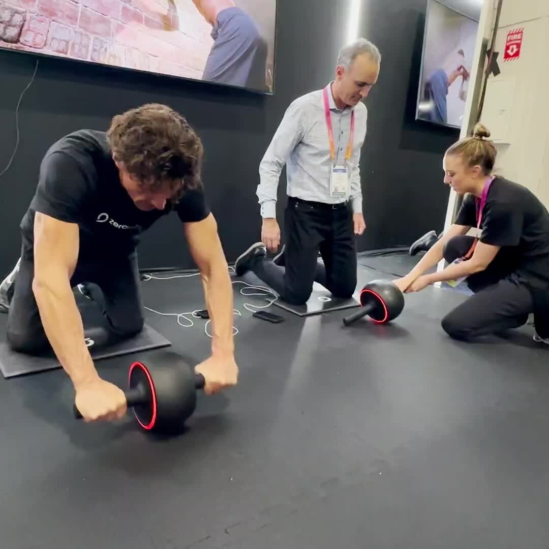 We are at #CES2023 supporting our collaborator @zerowheel.fit to introduce a smart #workout device. Next-gen motor technology provides assistance for beginners and resistance for pros &ndash; making upper-body and #core #training accessible for all f