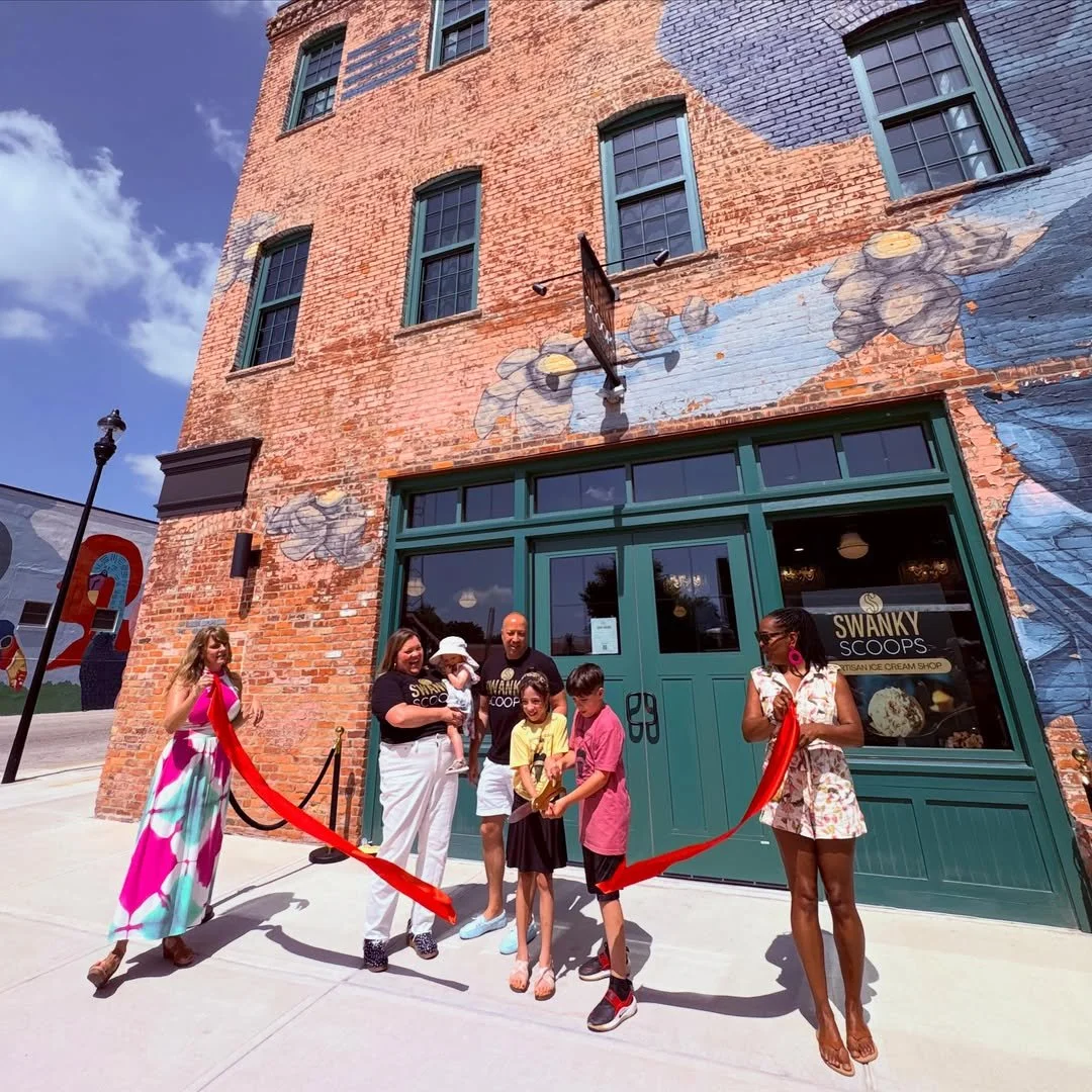 Owner-Alissa-Vieira-and-Family-Cut-Ribbon-on-New-Swanky-Scoops-Ice-Cream-Location-Toledo-Ohio