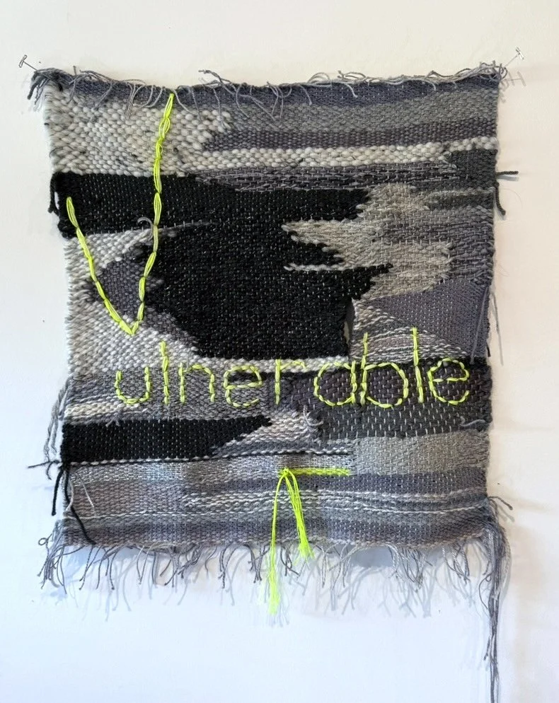 Vulnerable, 2025, cotton, wool and acrylic