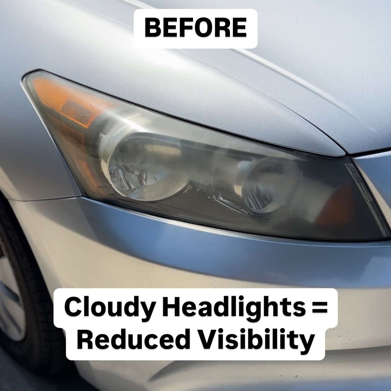 &bull; Cloudy headlights reduce visibility. We fix that.
Here&rsquo;s a quick look at the difference a proper headlight restoration makes. 

&bull; Drop off special: Bring your vehicle to us, and we pass the savings onto you. Located in Chino, CA 📍.