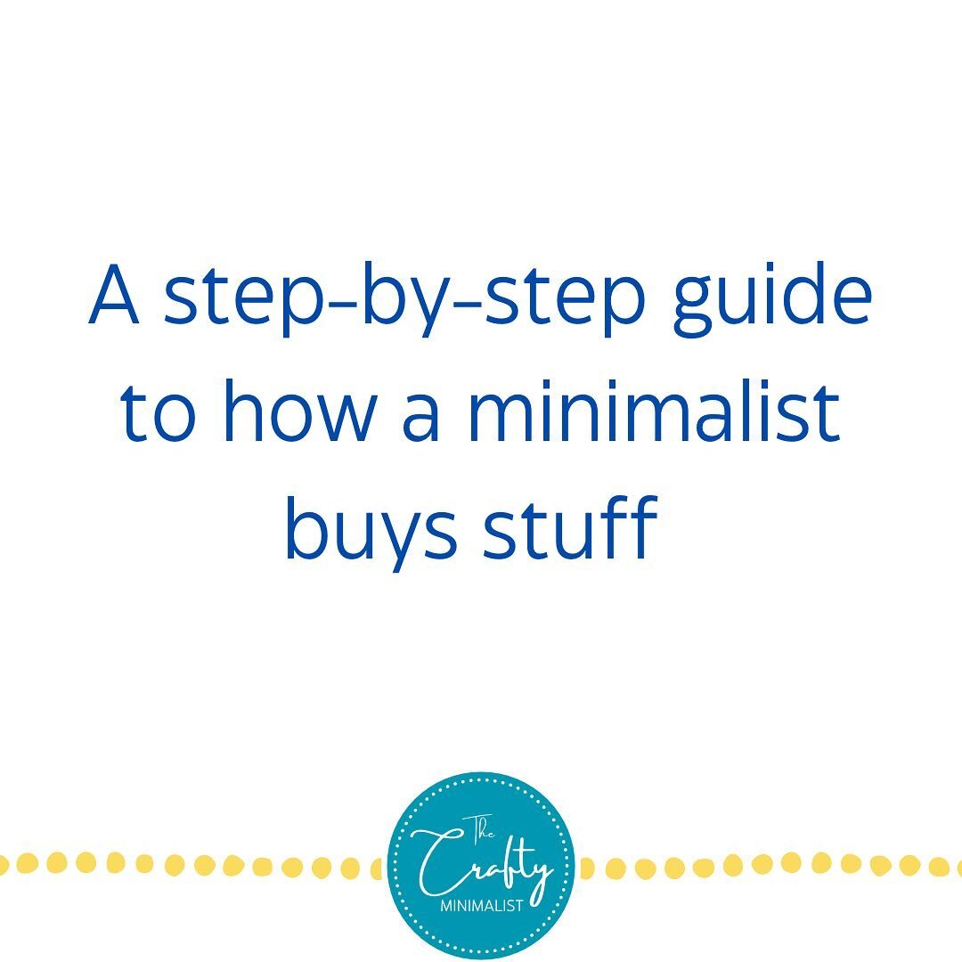 A guide to how I purchase mindfully as a minimalist - especially when it comes to my favorite hobbies. More info on the blog today! #linkinbio #minimalism #tips #knitting #hobbies #reading