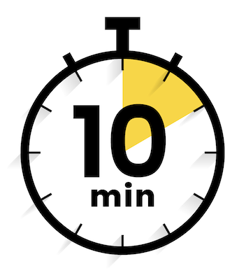 Geometric drawing of an outline square with sections divided by vertical, horizontal, and half circle lines.