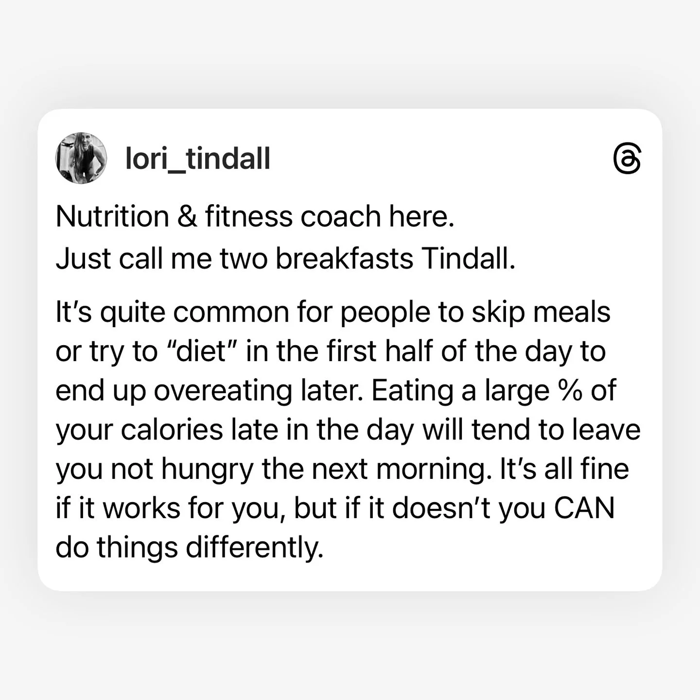It&rsquo;s OK to respond to your hunger signals. Establishing regular eating patterns is also a step in a balanced diet where your nutritional needs are being met. Not too much, not too little.