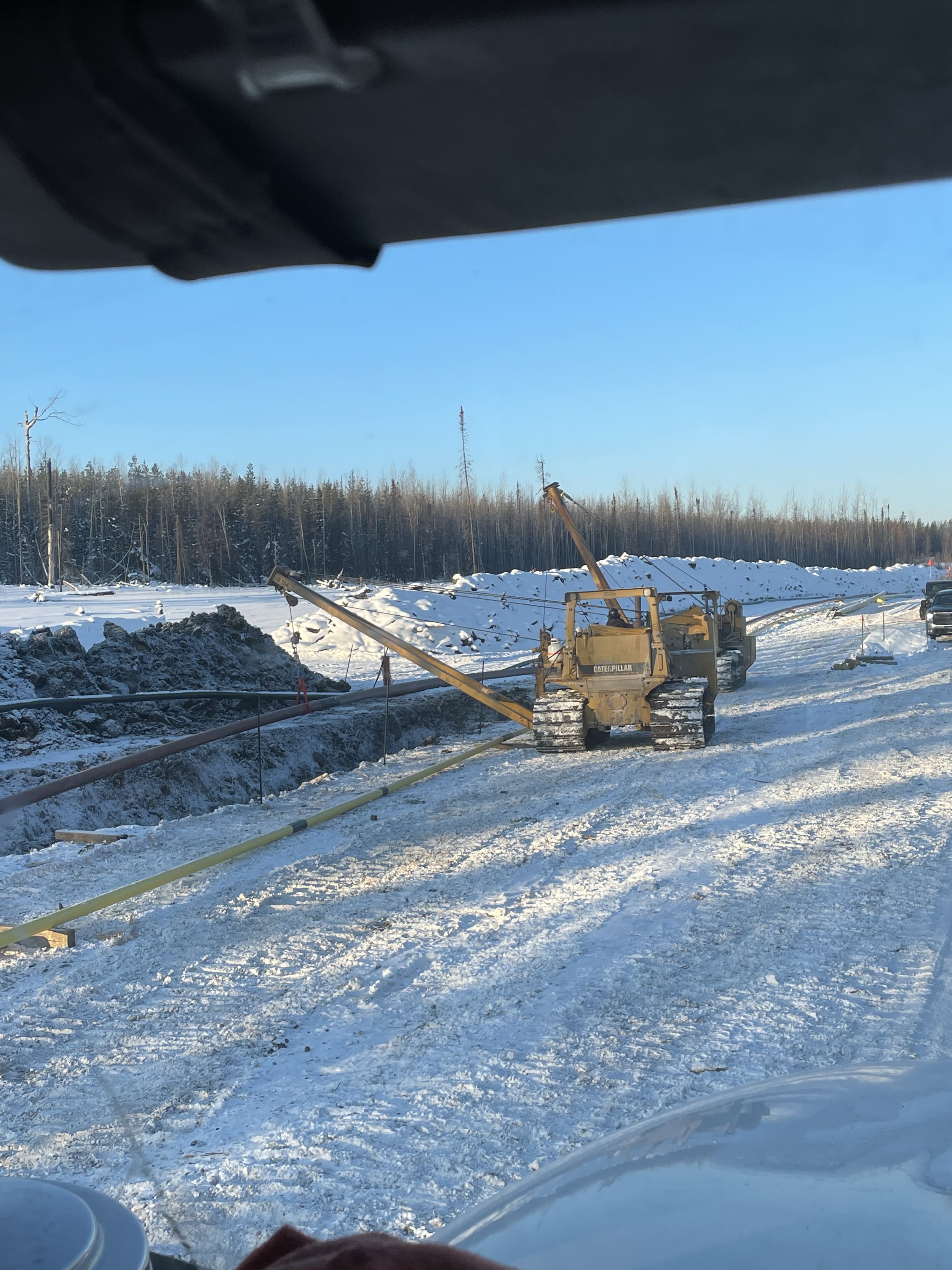 Making Connections, Drain Pits of Mud, Side Boom