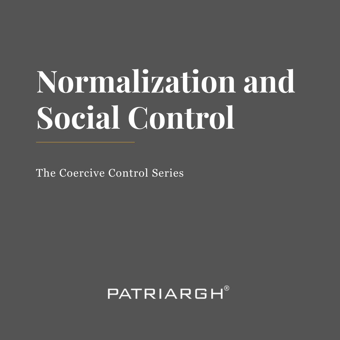 Normalization and Social Control