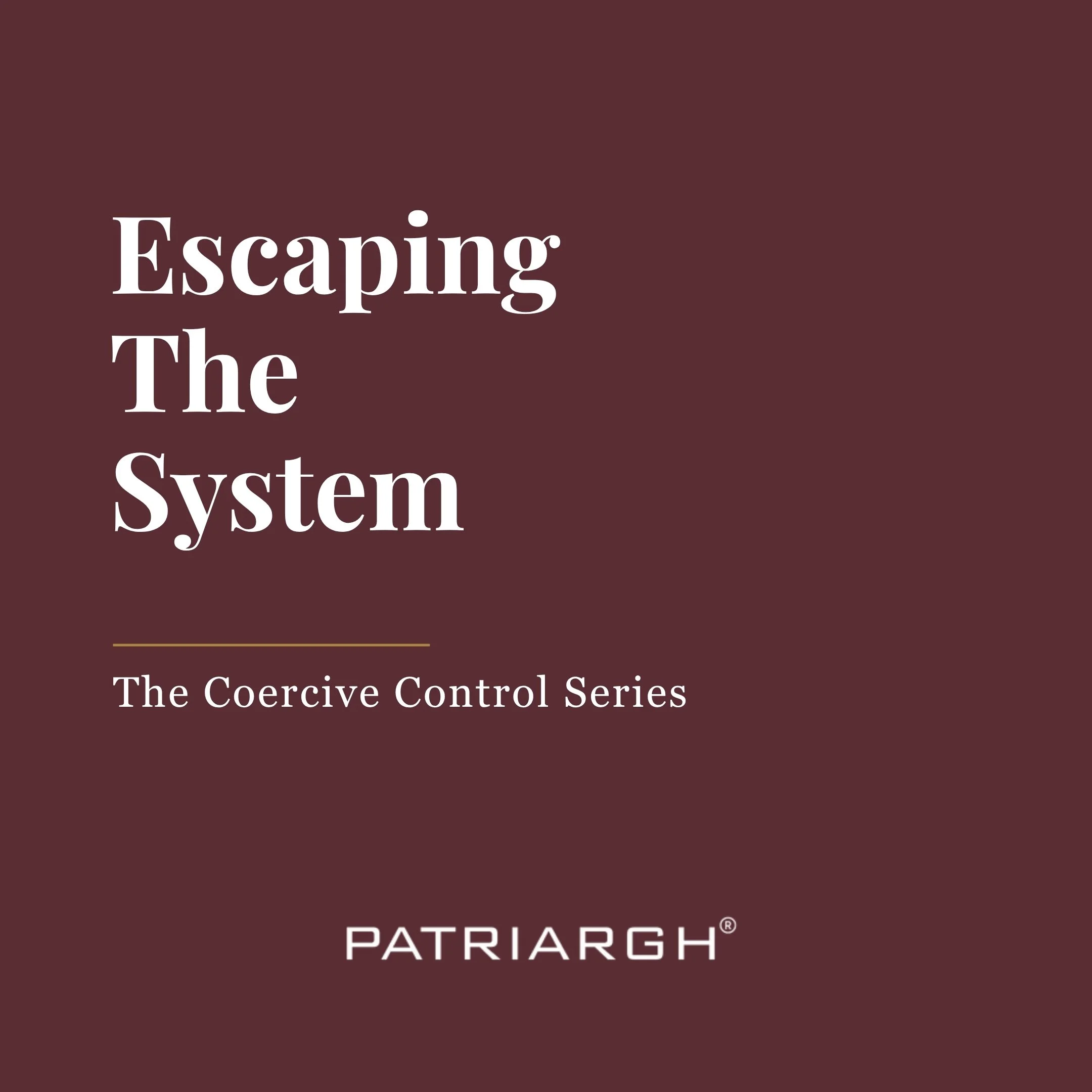 Escaping the System