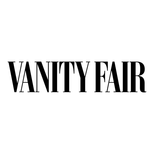 Vanity Fair logo in black text on a white background.