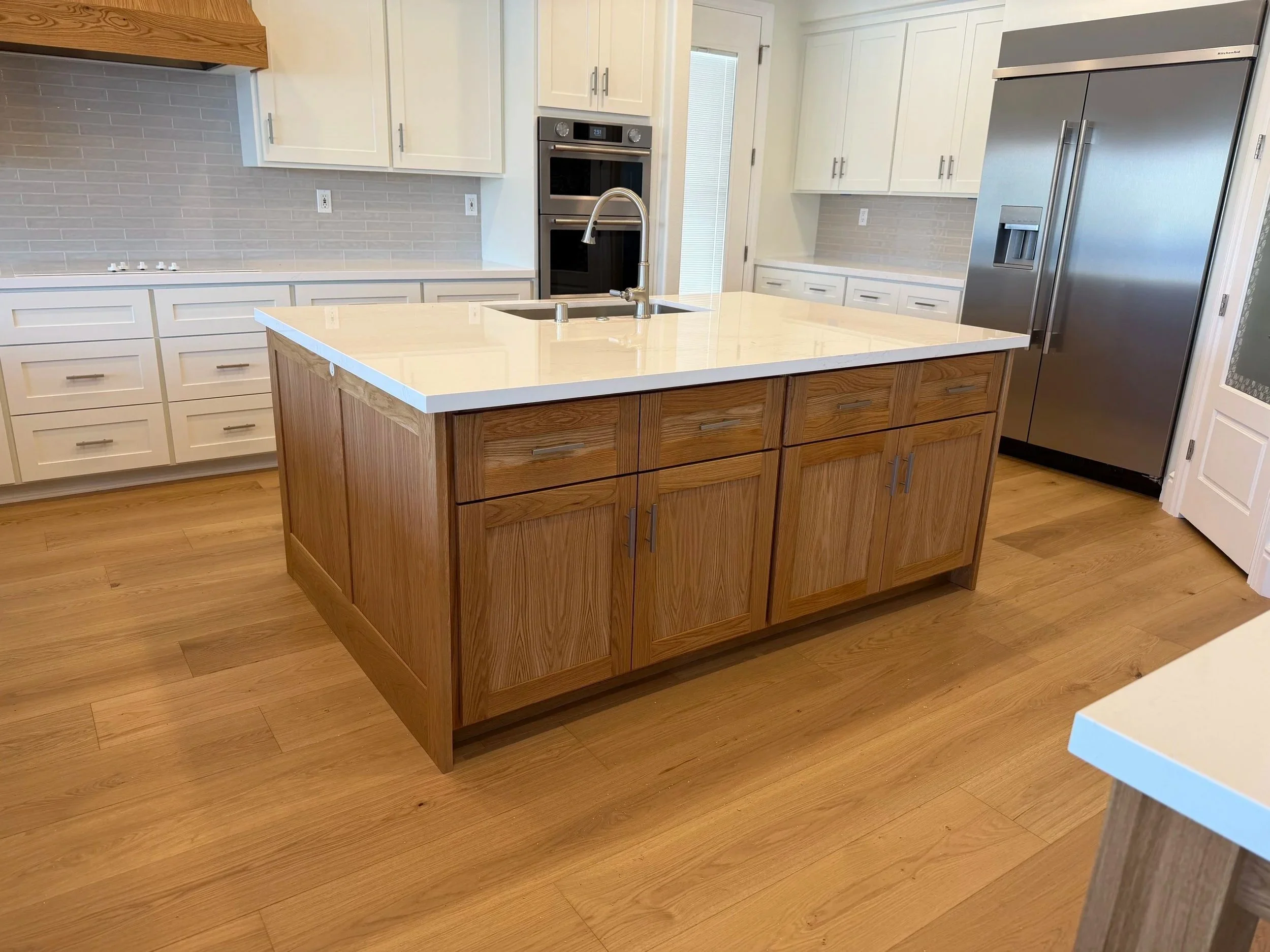 White Oak Kitchen Island