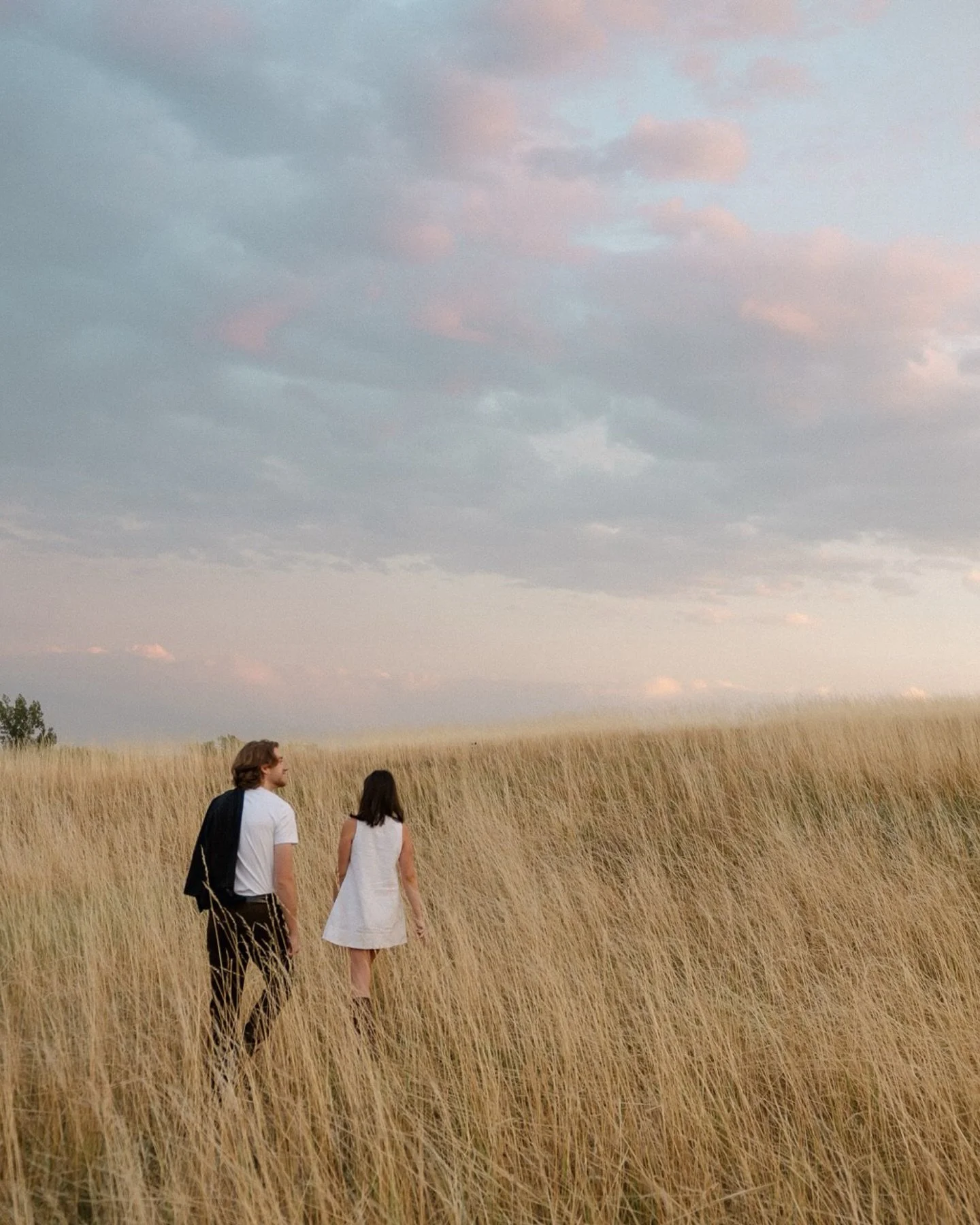 A Rocky Mountain blue hour sunset and some flash on film is my favorite recipes for a dreamy engagement session. The countdown is on for these two. See you at the alter in just a few short months! 

Engagement session documented on digital and film  