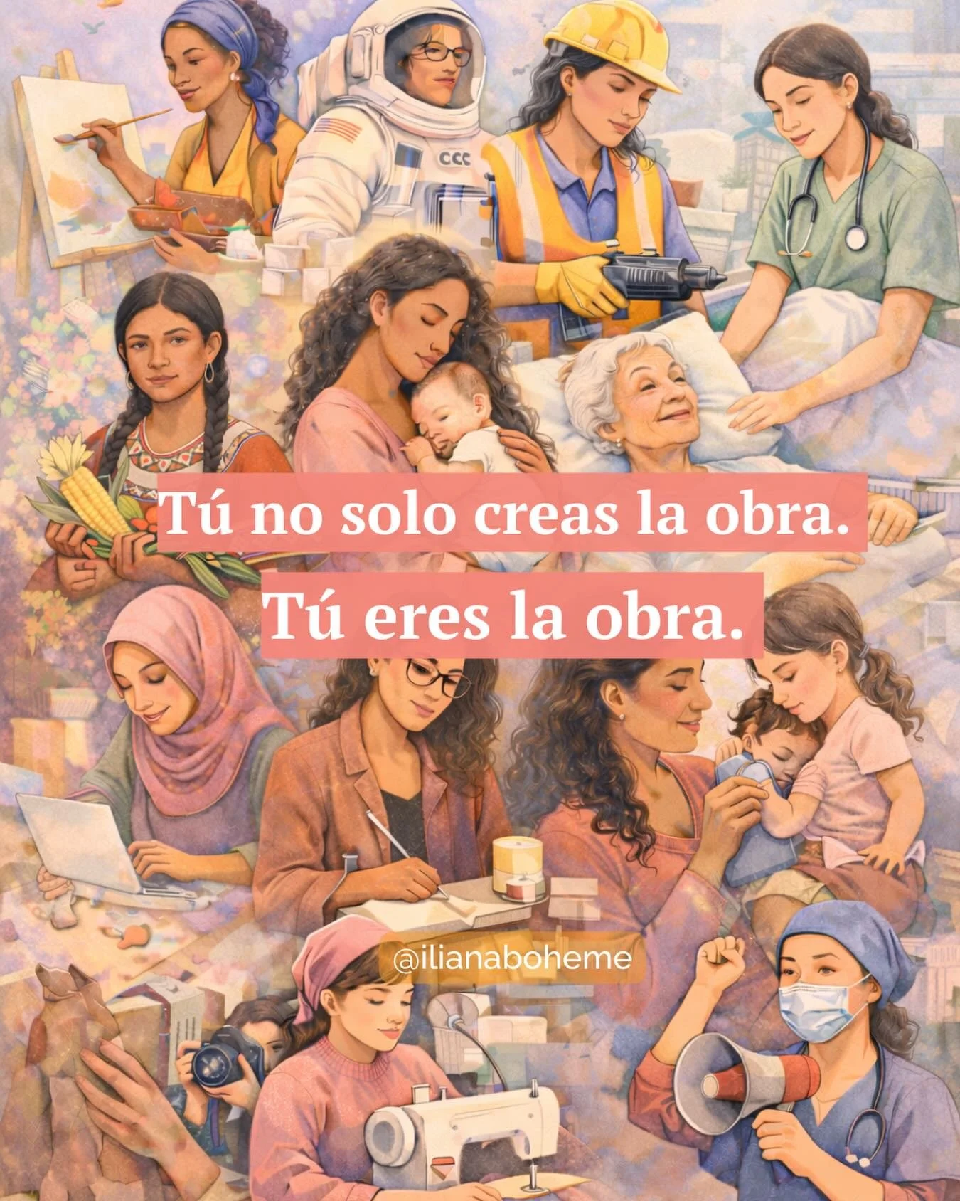 ✨Eres arte. 💖 Somos arte.

Nuestra ocupaci&oacute;n es solo una parte de lo que hacemos por crear un mundo mejor y contribuir con la sociedad, nuestras familias y con nosotras mismas.

Que no se te olvide que eres un ser completo tal y como eres, ll