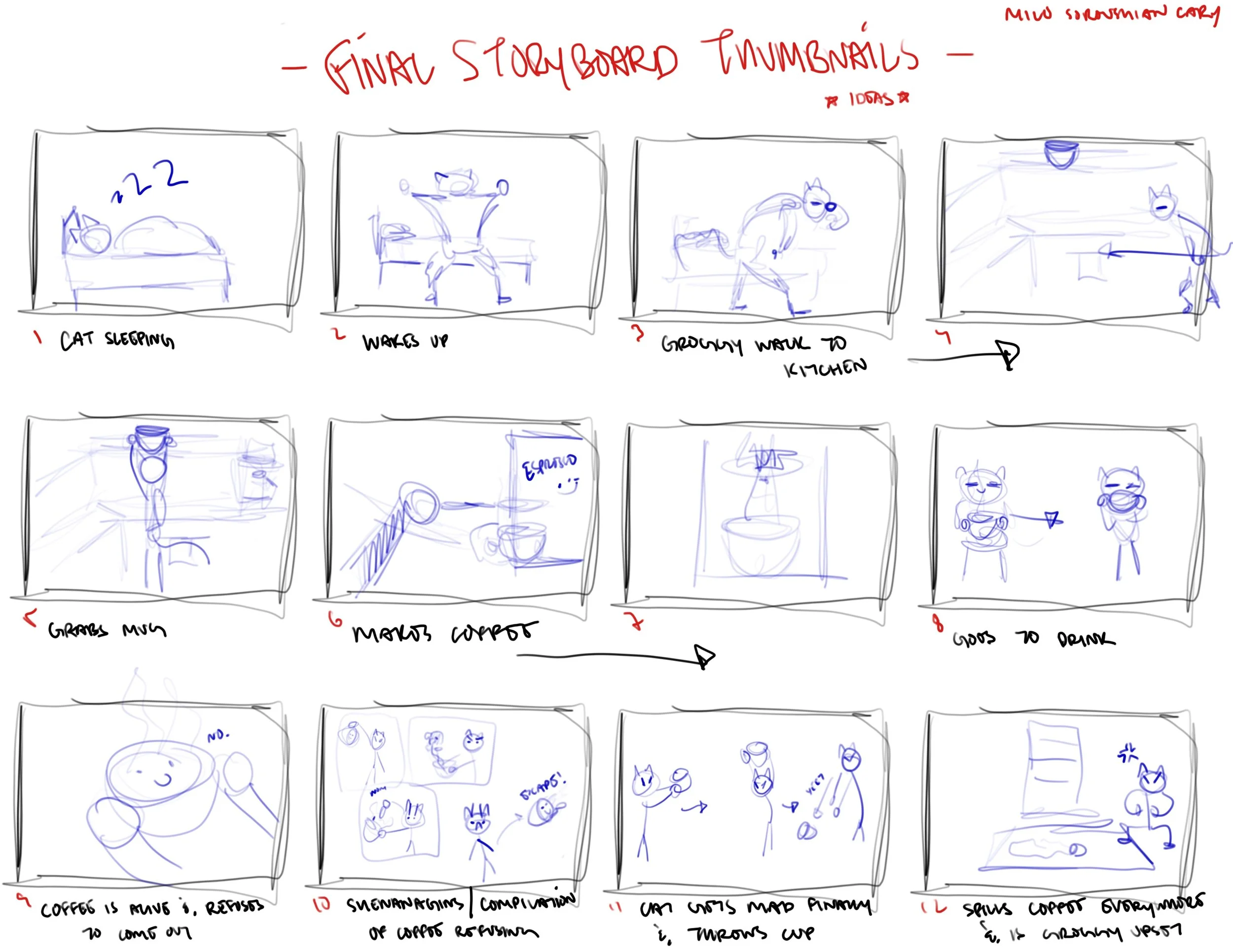 espres’ storyboards