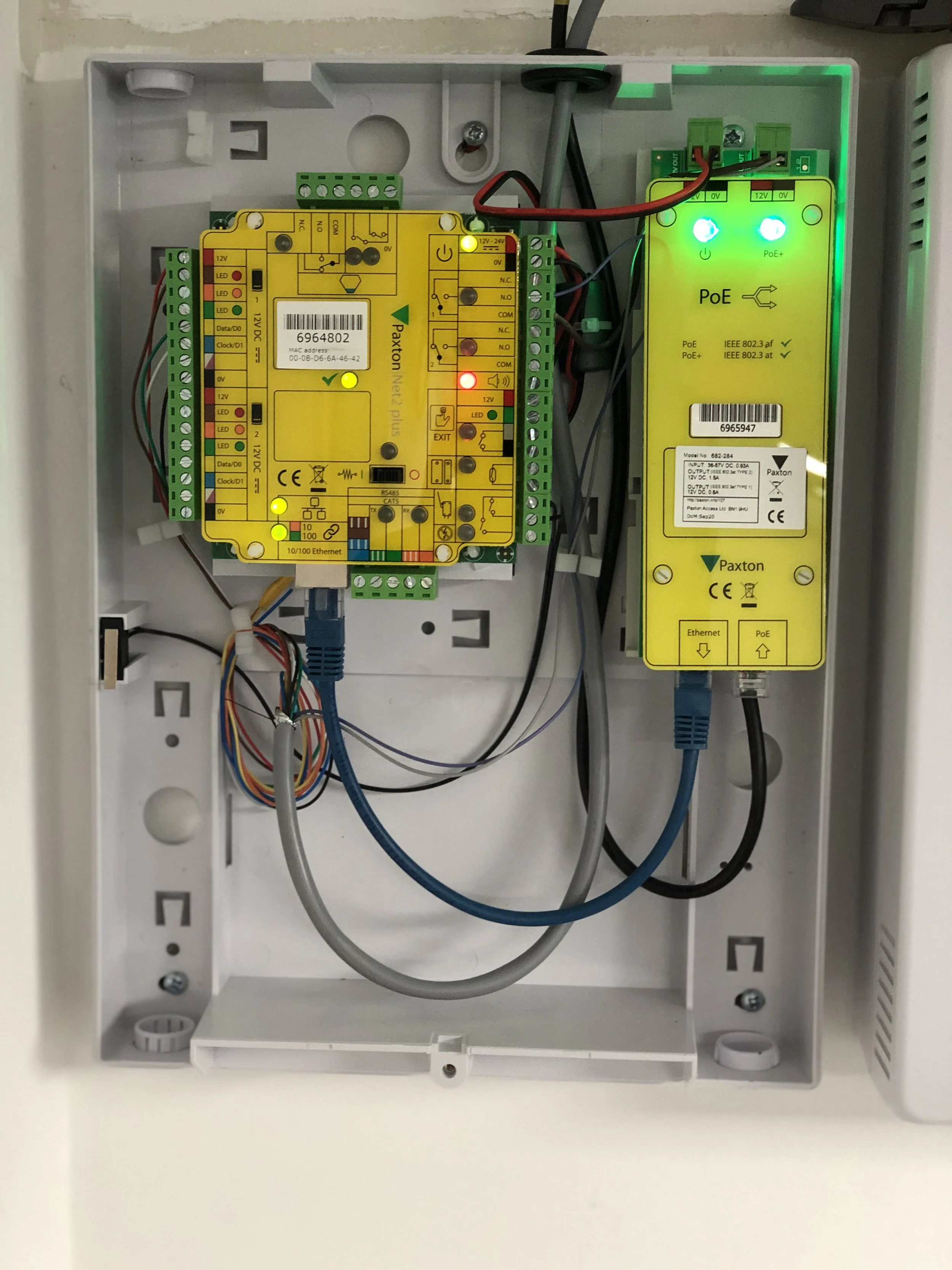 Paxton Net 2 POE PSU In school.jpg