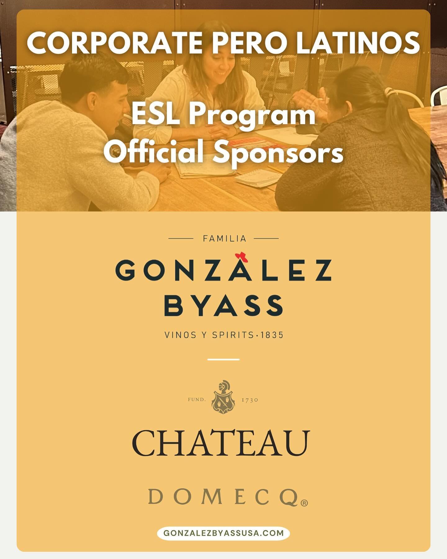 We are excited to announce @gonzalezbyassusa as our 2024 ESL Program Official &ldquo;Mero Mero&rdquo; Sponsors! 🌟 

Gonzalez Byass USA shares our mission of bringing people together and facilitating connections through shared experiences and recogni