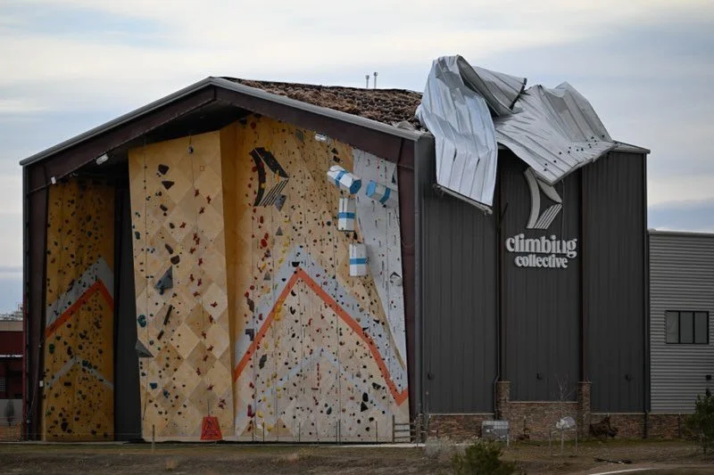 To Our Climbing Collective Family,

On the morning of December 19th, a dangerous and unexpected windstorm severely damaged the roof of our Longmont Climbing Collective location. The damage was extensive, and after assessment, we&rsquo;ve learned the 