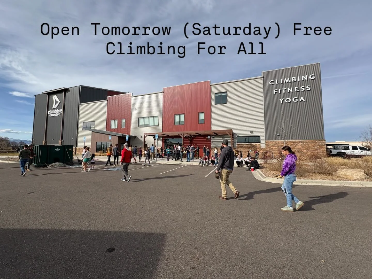 Thank you so much for your patience as we repaired the roof. Thankfully, that is mostly complete and we are able to open under normal hours tomorrow. As a small thank you to our community, the Longmont gym is free tomorrow (Saturday, Dec 27th). Huge 