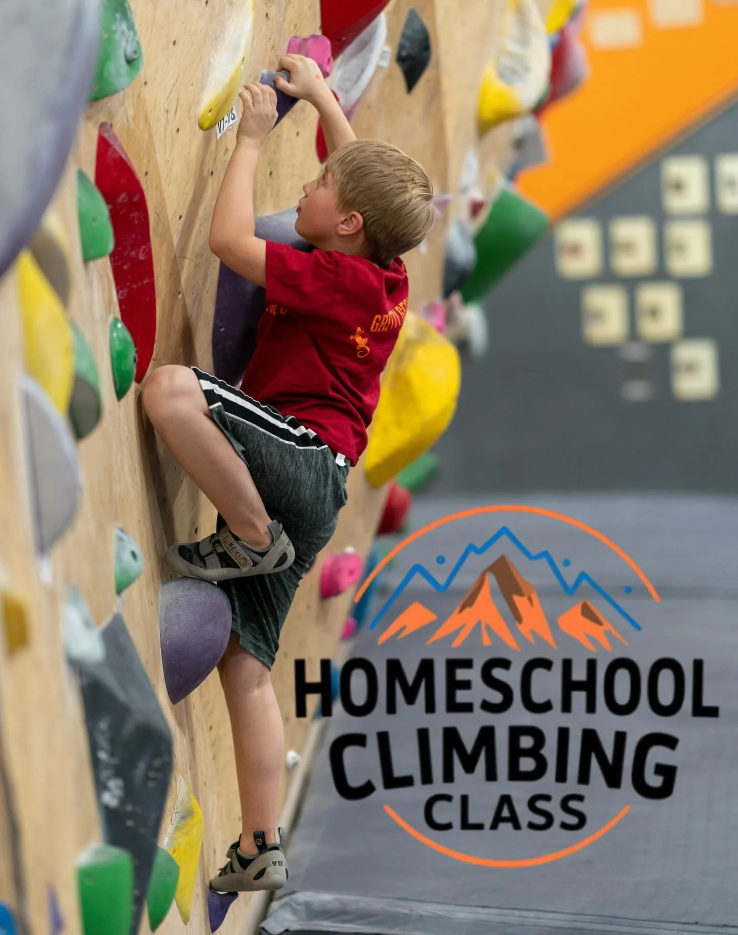 Join our Homeschool Climbing Class at Longmont Climbing Collective! Perfect for kids of all skill levels, this class is a fantastic opportunity for homeschoolers to build strength, boost confidence, and develop teamwork skills in a supportive and eng
