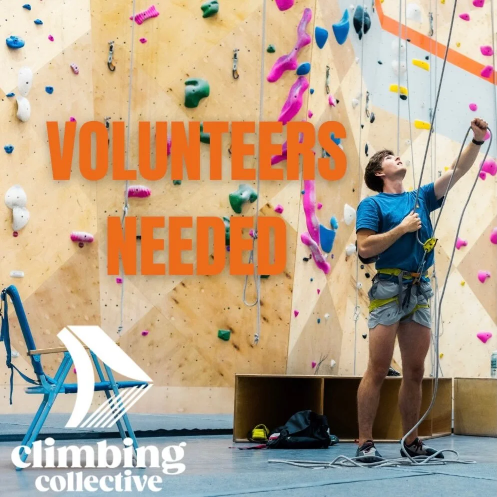 Hey Climbing Collective Community !

We are in need of volunteers📣📣📣 (specifically belayers) for the USAC Comp on Sunday January 4th at Longmont.

Volunteers can treat themselves to Coffee and donuts for the morning session, as well as pizza and d
