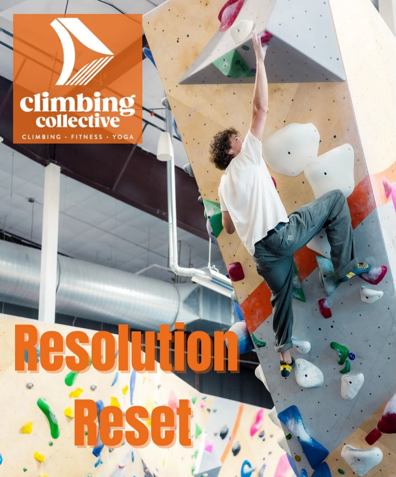 Recommit. Refocus. Reset your routine.

By mid-January, most resolutions start to fade &mdash; this week is all about helping climbers stay on track!

Between now and January 24th:

Members can bring a guest (must be a different person) for free (one