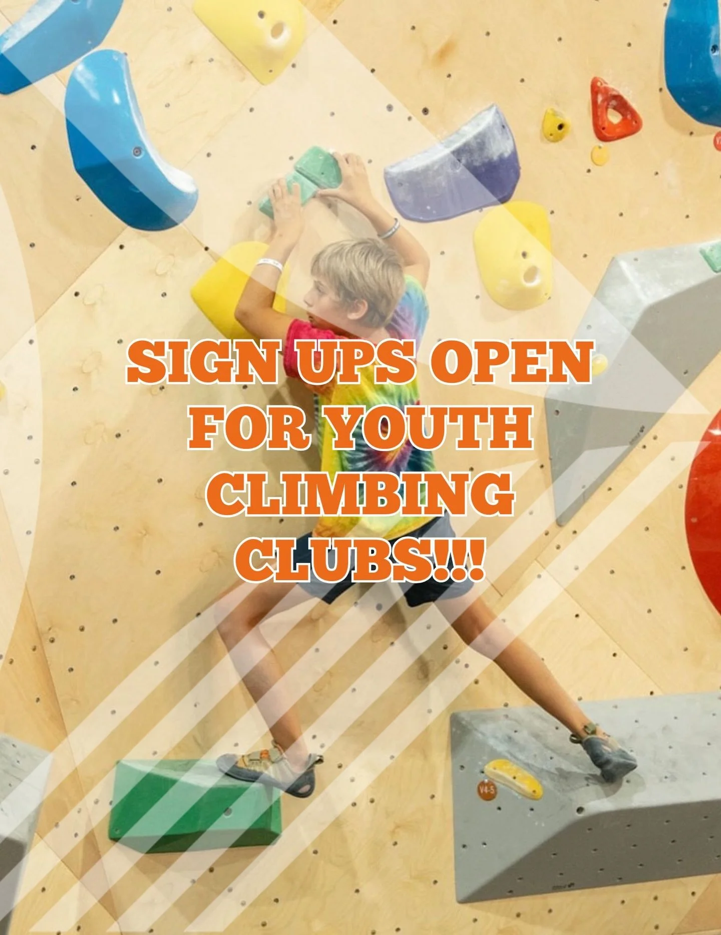 Youth Climbing Clubs &ndash; New Session begins Monday, March 23rd at all Climbing Collective locations! 

Our next 8-week session of Youth Climbing Clubs is just around the corner&mdash;designed to meet climbers where they are and help them grow on 